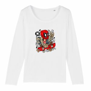 SINGER - T-shirt Femme manches longues - Deadpool Skater