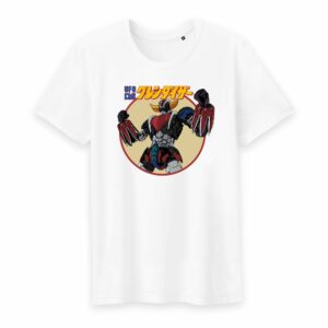 T-shirt Homme Col rond - 100% Coton BIO - Grendizer