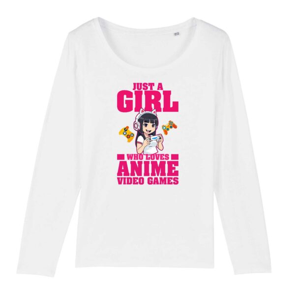 SINGER - T-shirt Femme manches longues - Anime Girl