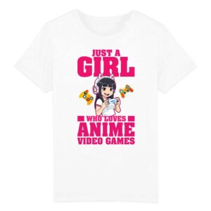 T-shirt Enfant - Coton bio - MINI CREATOR - Anime Girl