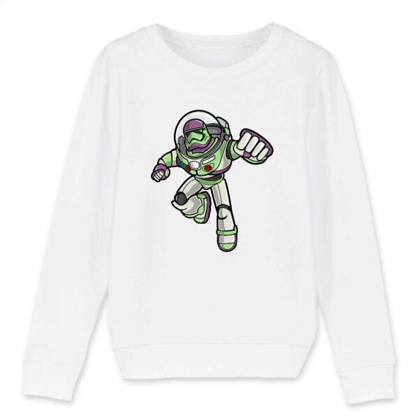 Sweat-shirt Enfant Bio - MINI CHANGER - Buzz Trooper