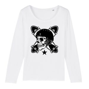 T-shirt Femme manches longues - SINGER - Dead Skater