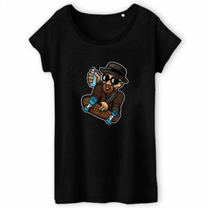 T-shirt Femme 100% Coton BIO - Chemical Skater