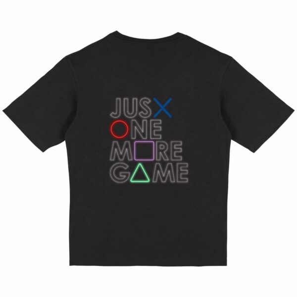 T-shirt Urbain Oversize Verso - Just 1 more game