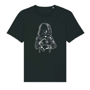 IMAGINER - T-shirt Unisexe Aspect Vieilli - Boxer Vader