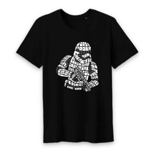 T-shirt Homme Col rond - 100% Coton BIO - Trooper First Order