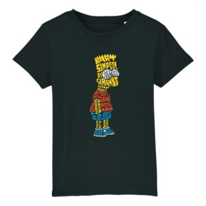T-shirt Enfant - Coton bio - MINI CREATOR - Bart Simpson